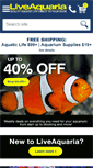 Mobile Screenshot of liveaquaria.com